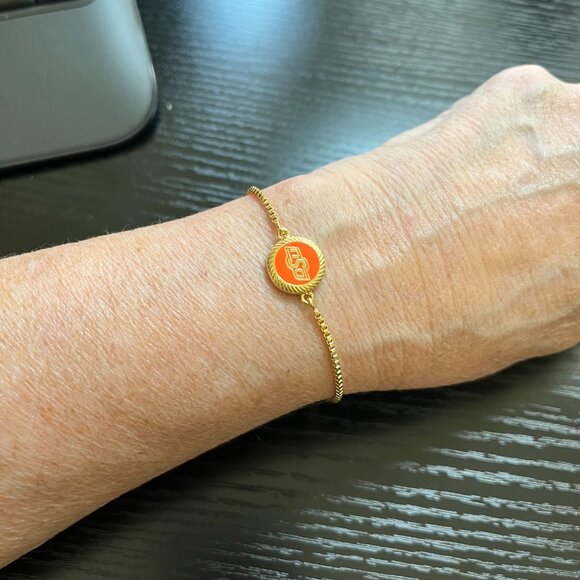 Rustic Cuff Oklahoma State University Charm Bracelet NWOT - Picture 4 of 4